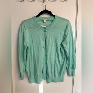 NEW! J.Crew Factory Mint Green Cardigan